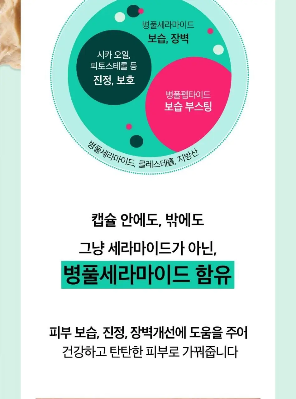 [100시간보습] 비플레인 시카테롤 캡슐 베리어 크림 50ml 상세페이지 9